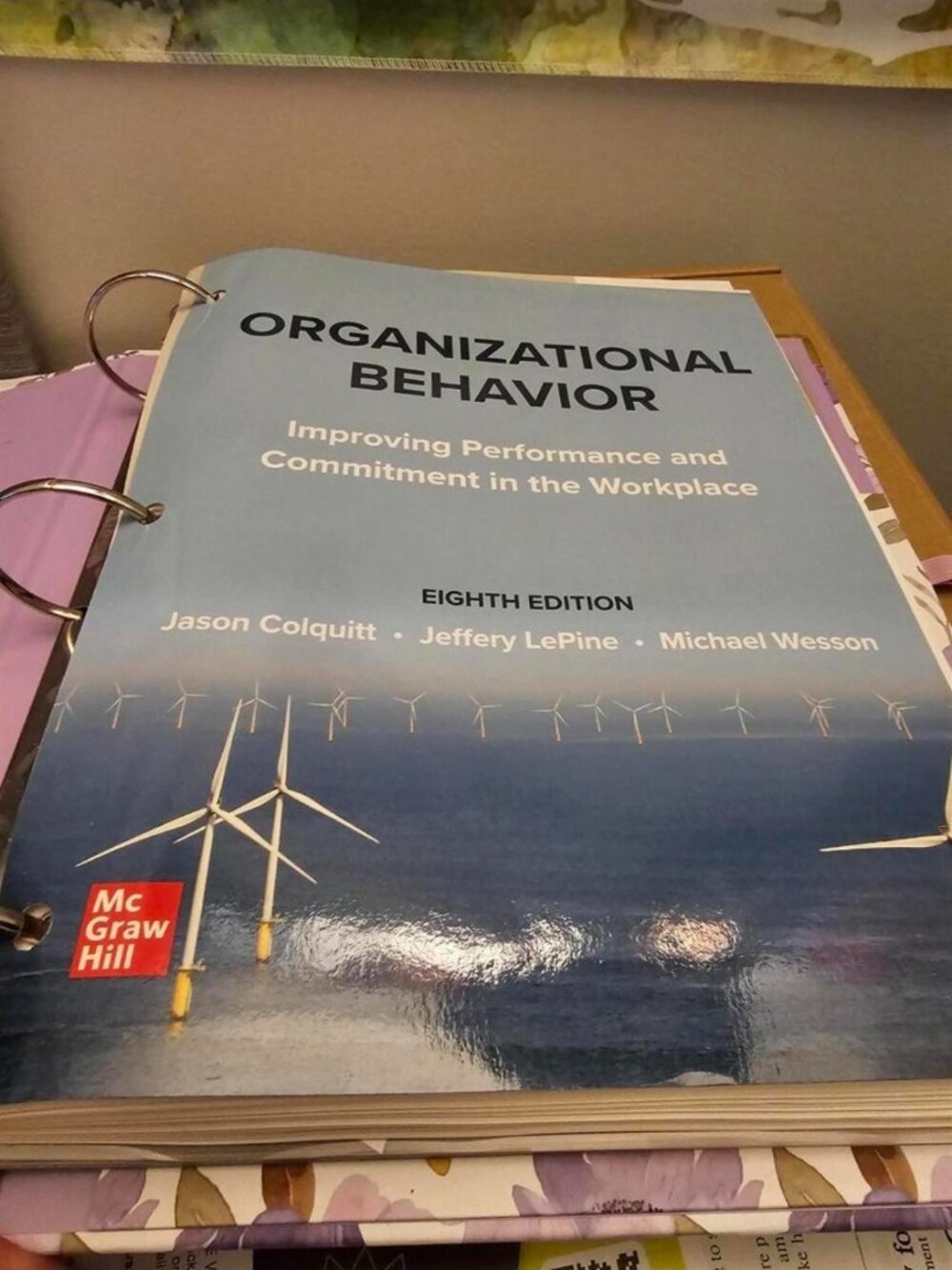 Organizational Behavior: Improving Performance and Commitment in the Workplace